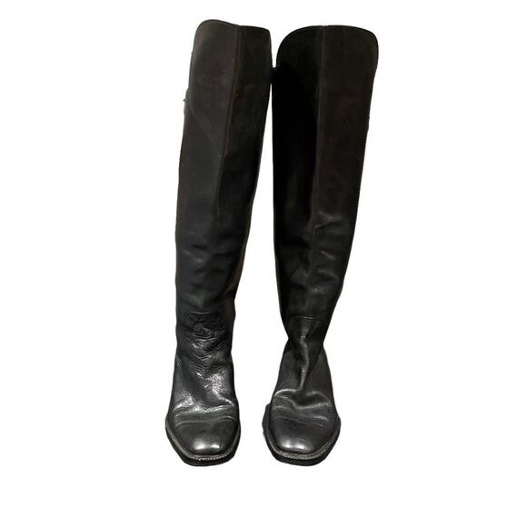 Via Spiga black leather knee high boots. Size 7.5 - Picture 2 of 9